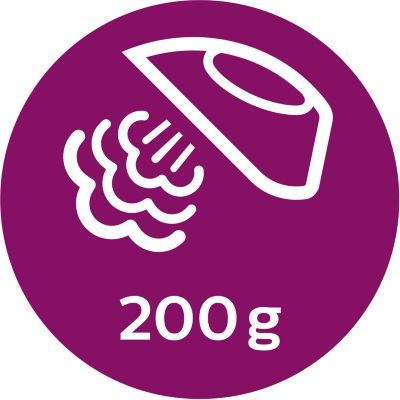Stoomstoot tot 200 g