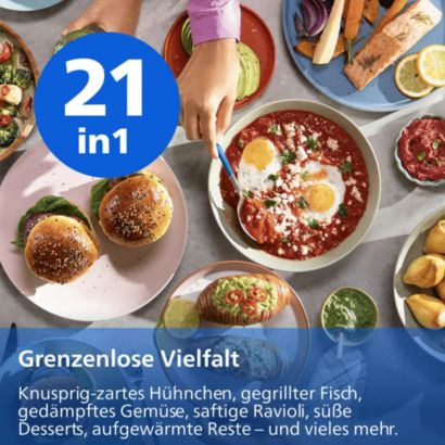 Steam, Airfry oder beides: SteamFry!