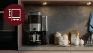 Utrymmesbesparande design som f&aring;r plats p&aring; k&ouml;ksb&auml;nken under k&ouml;kssk&aring;pen