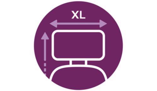 Meer in één keer strijken: XL-strijkplank en XL-strijkijzerplateau
