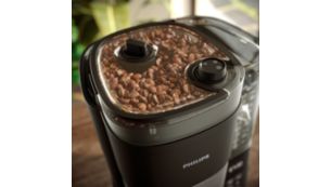 Indbygget kv&aelig;rn med mulighed for at tilpasse formalingsgrad