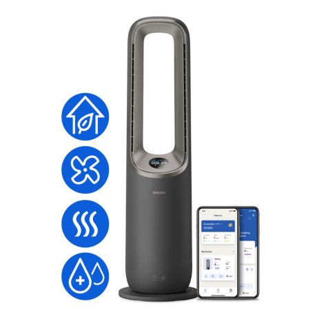 AMF970/10 Air Performer 9000 Series 4in1 Purifier, Fan, Heater & Humidifier