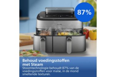 Airfryer met twee manden