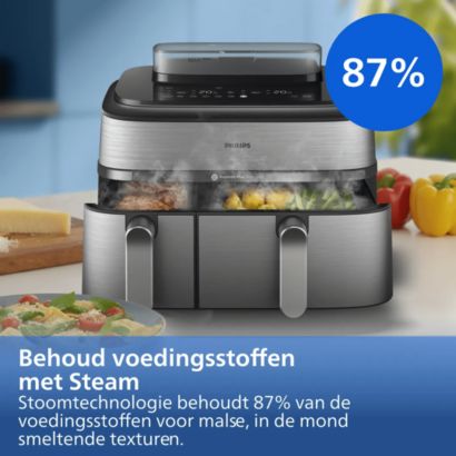 Airfryen, Stomen, of gecombineerd - altijd een heerlijke maaltijd