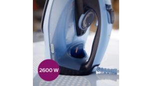2.600&nbsp;W f&uuml;r schnelles Aufheizen und kraftvolle Leistung
