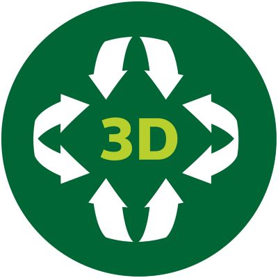 3D funkcija zagrijavanja jamči ravnomjerno podgrijana jela