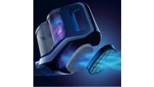 三重過濾系統可讓強勁氣流持續更久