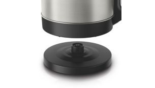 Cordless 360&deg; pirouette base for easy lifting and placing