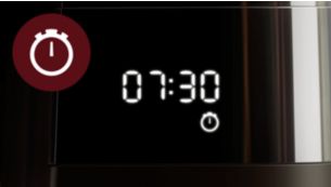 St&auml;ll in n&auml;r kaffebryggaren ska b&ouml;rja brygga