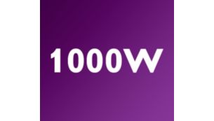 Motor puternic de 1000 W pentru rezultate vizibile de neegalat