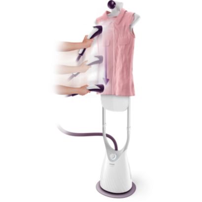 Product in Use Photo Philips ComfortTouch Garment Steamer GC554/38