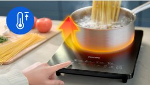 Бързо нагряване с функция за усилване