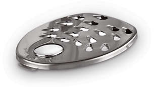 Stainless steel disc inserts to slice & shred