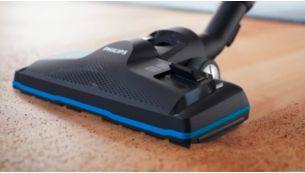 La brosse TriActive Pro aspire la poussière ultra-fine, pour nettoyage profond