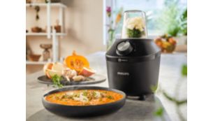 Присоски на ножках блендера поглощают вибрации во время использования