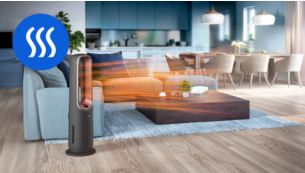 On heating mode, experience instant warmth