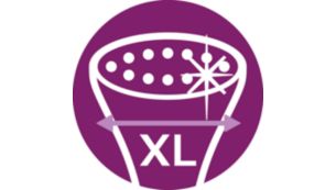 D&aelig;kker mere i &eacute;t str&oslash;g med 25 % st&oslash;rre* dampplade