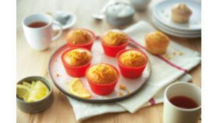 7 moules à muffin en silicone pour la pâtisserie