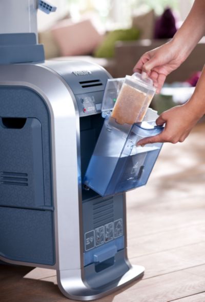 Системата против накип DualProtect ви напомня да смените пълнителя