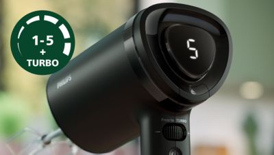 5 ātruma iestatījumi un turbo režīms dažādām vajadzībām