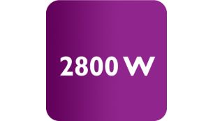 Plancha de 2800 W para un calentamiento rápido y un gran rendimiento