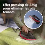 Excellents résultats et sécurité sur tous les tissus repassables