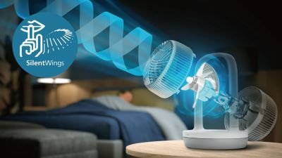 30% по-тихо охлаждане, благодарение на технологията на перките SilentWings