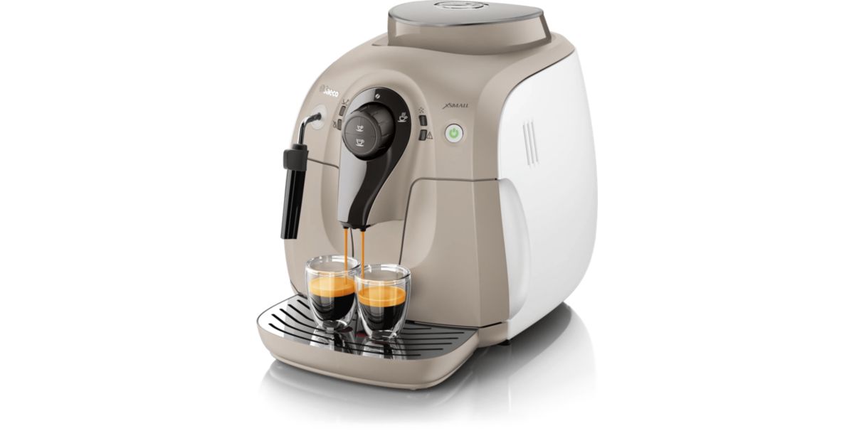 Saeco Xsmall Plus エスプレッソマシン 本体 Saeco Xsmall Super-automatic espresso machine HD8645/57 | Philips