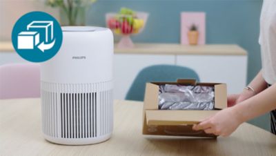 Ilgtspējīga konstrukcija ar 40% mazāku iepakojumu