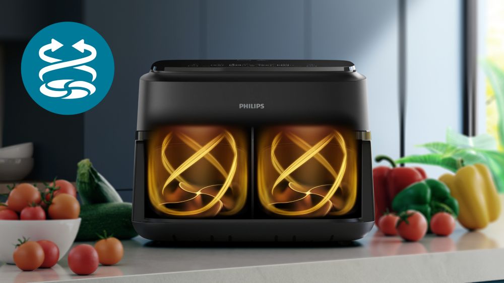 Crispy and tender, with up to 90% less fat*