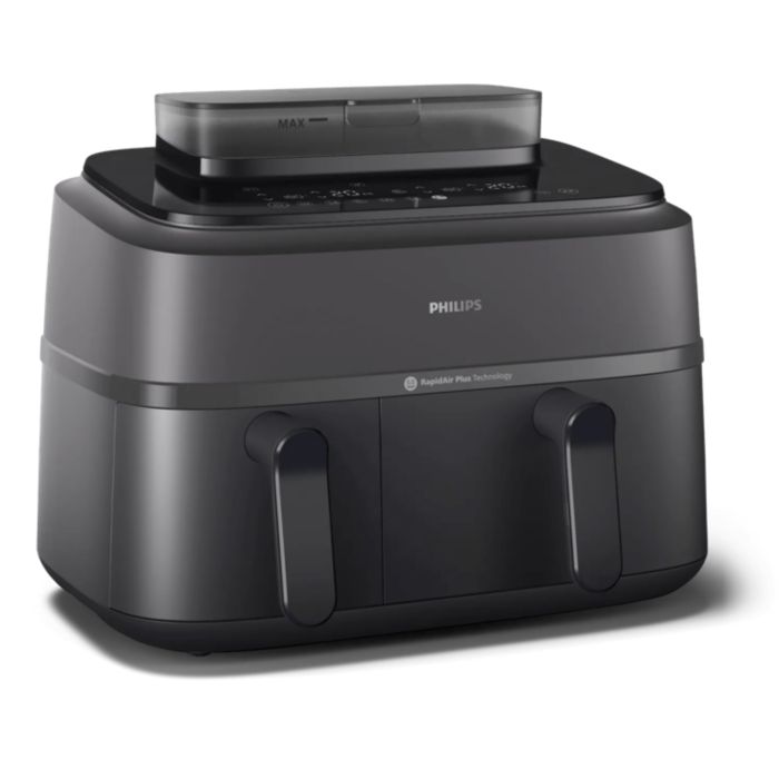 Onze eerste Airfryer met twee manden &eacute;n stoomfunctie