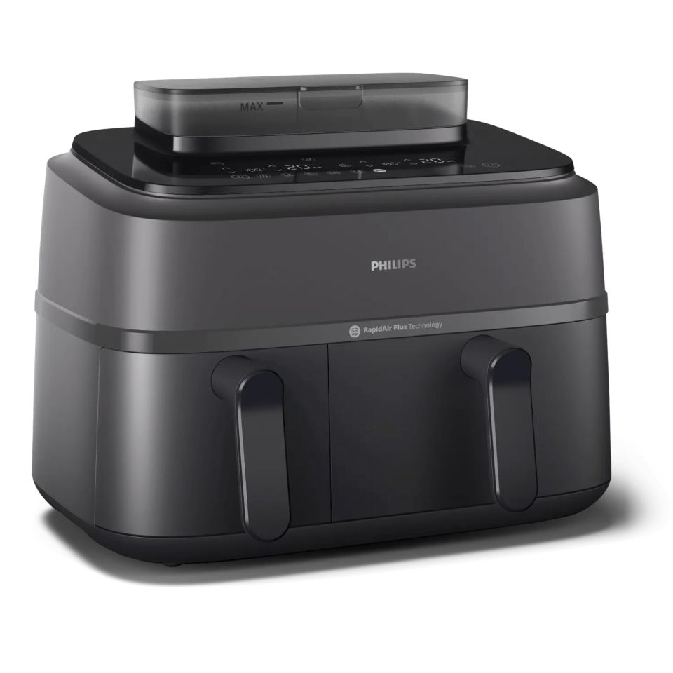 Onze eerste Airfryer met twee manden &eacute;n stoomfunctie