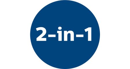 ใช้งานได้แบบ 2-in-1 เพื่อทำความสะอาดทั้งพื้นและเฟอร์นิเจอร์