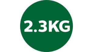 1800 W maks. effekt, 500 W nominel motoreffekt