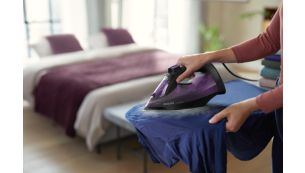 Le système anti-goutte évite les taches pendant le repassage