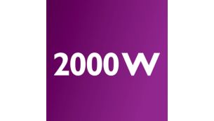 Мотор 2000&nbsp;Вт обеспечивает мощность всасывания 425&nbsp;Вт