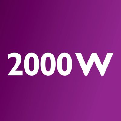 Двигун 2000 Вт із максимальною потужністю всмоктування 425 Вт