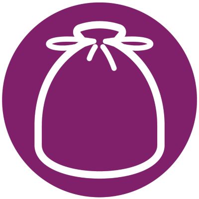 Bolsa resistente ao calor para fácil armazenamento