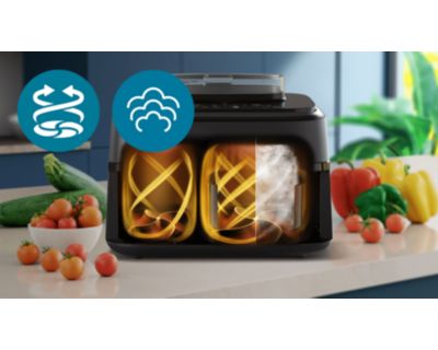 Steam- & Airfry-Funktion - Das beste aus zwei Welten vereint