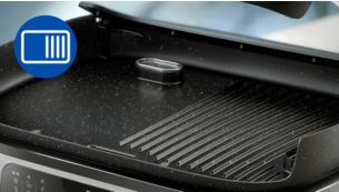 Bereid alles, van vlees tot vis, groenten en eieren