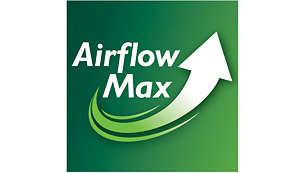 Revolutionär AirflowMax-teknik för extrem insugning