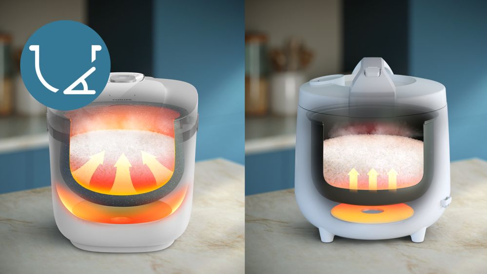 Powerful Even Cooking with Upgraded Spherical Pot