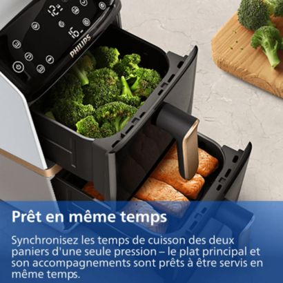 Le double de plats, 45 % d'espace gagné
