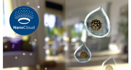 Highly antimicrobial, fog-free humidification