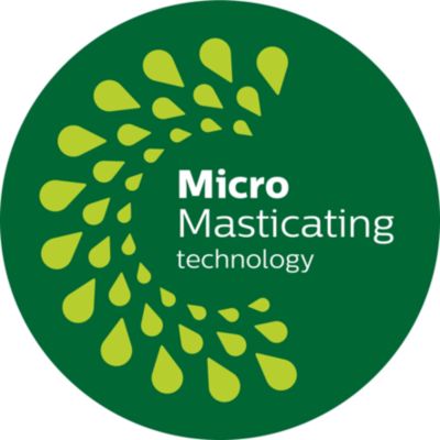 MicroMasticating izspiež līdz 90 %* no augļa