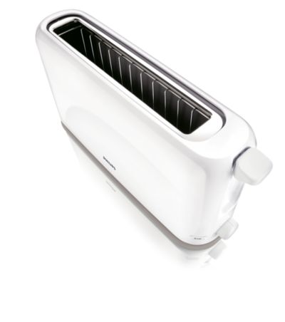 Ranura grande para diferentes tipos de pan