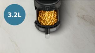 Perfekte Gr&ouml;&szlig;e f&uuml;r jede K&uuml;che mit einer 3,2-l-Pfanne
