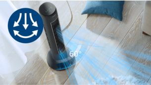 60&deg; oscillation reaches anywhere you need