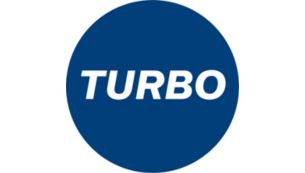 TURBO 吸力模式可實現深度清潔效果