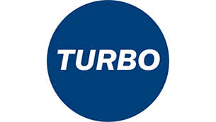 TURBO 吸力模式可實現深度清潔效果